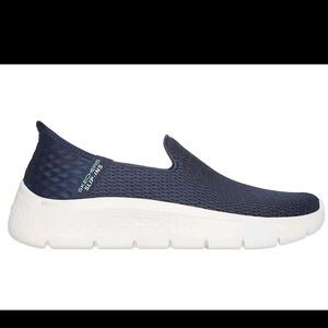 New Skechers Go Walk Flex Slip-Ins Relish Sneaker Shoe 8.5 NIB Blue Hands Free